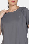 Zelocity Quick Dry Relaxed Top - Steel Grey — thumbnail 5